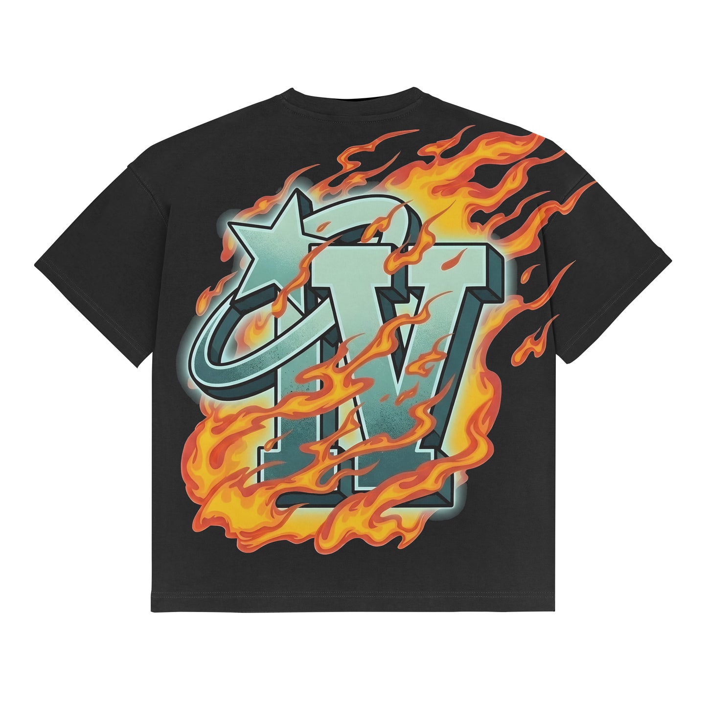 Shaka Wear Crop Tee “The Blaze”