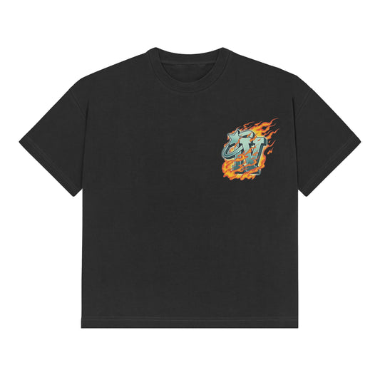 Shaka Wear Crop Tee “The Blaze”